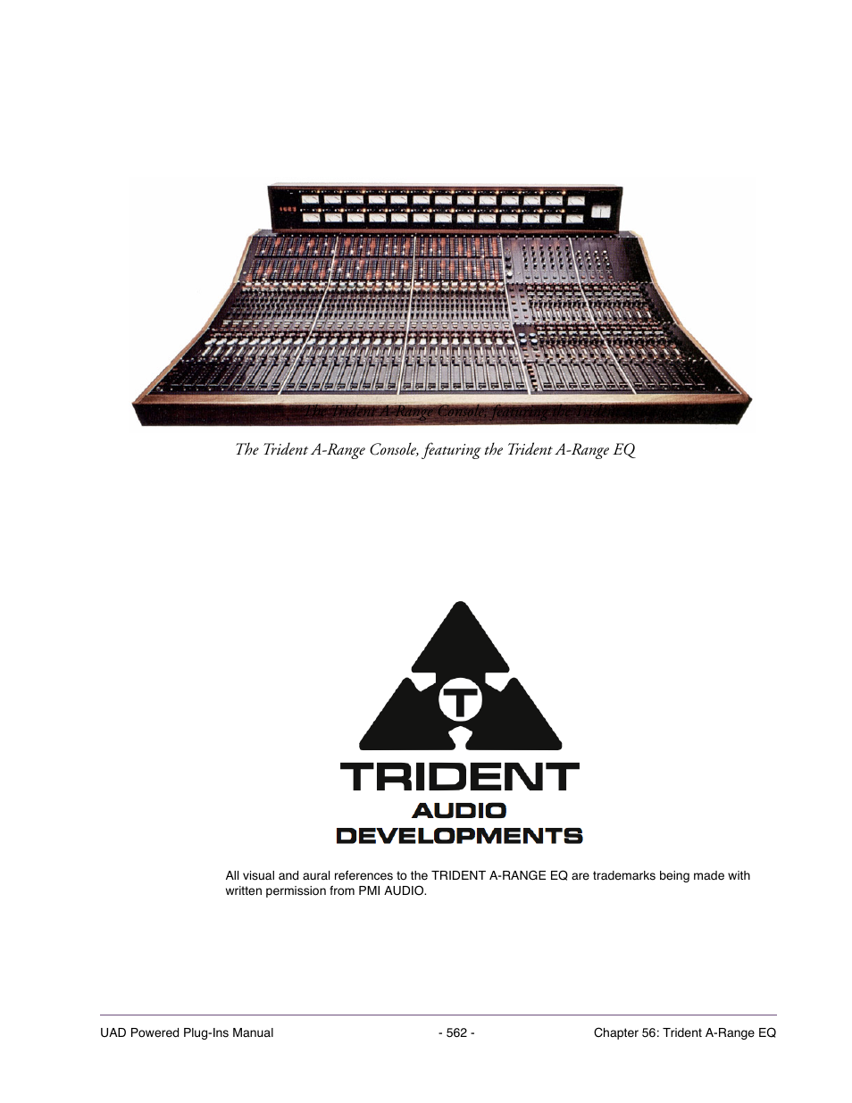 Universal Audio UAD POWERED PLUG-INS ver.6.1 User Manual | Page 562 / 585