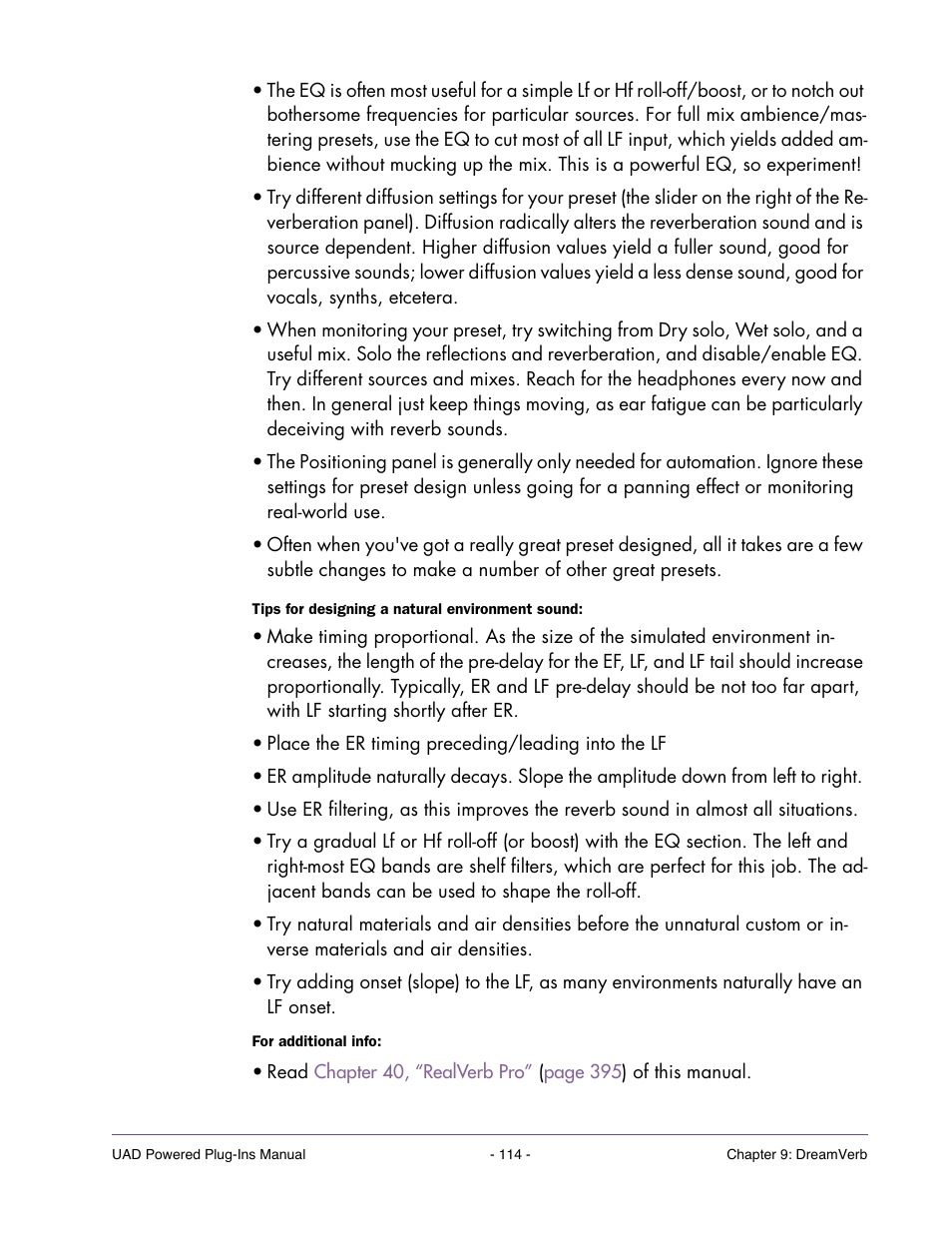 Universal Audio UAD Plug-Ins ver.7.4.2 User Manual | Page 114 / 508