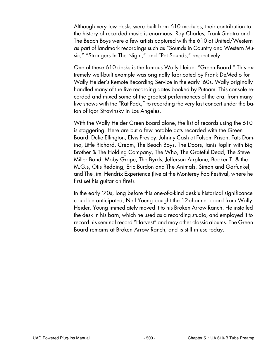 Universal Audio UAD Plug-Ins ver.7.4.2 User Manual | Page 500 / 508