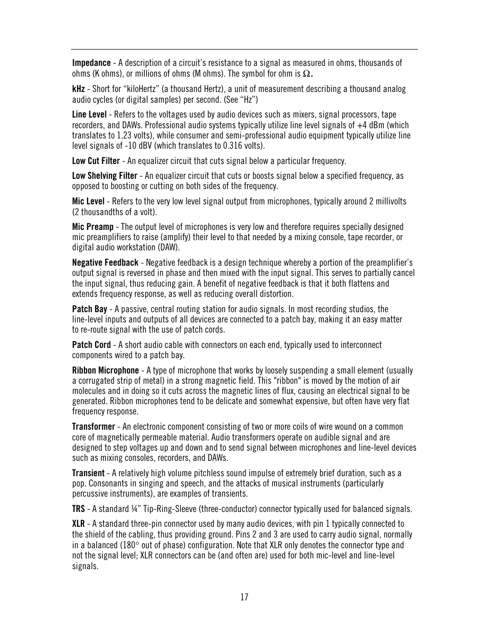 Universal Audio SOLO 610 User Manual | Page 17 / 24