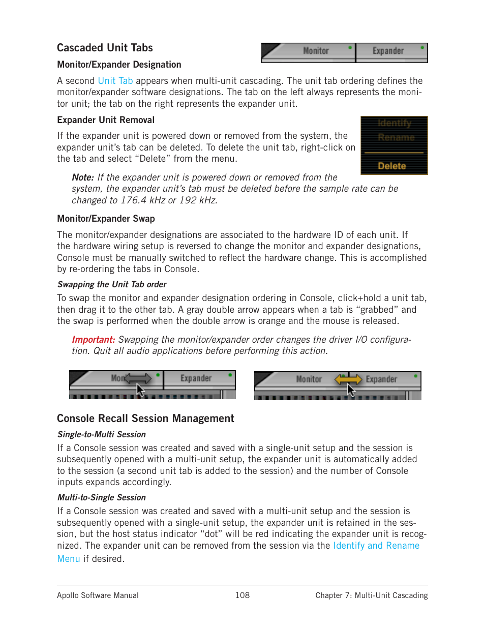 Universal Audio Apollo Software User Manual | Page 108 / 151