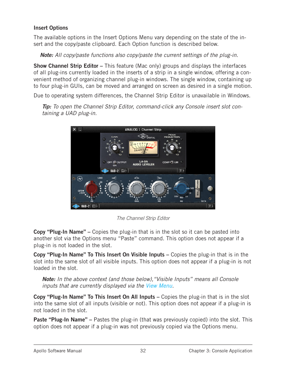 Universal Audio Apollo Software User Manual | Page 32 / 151