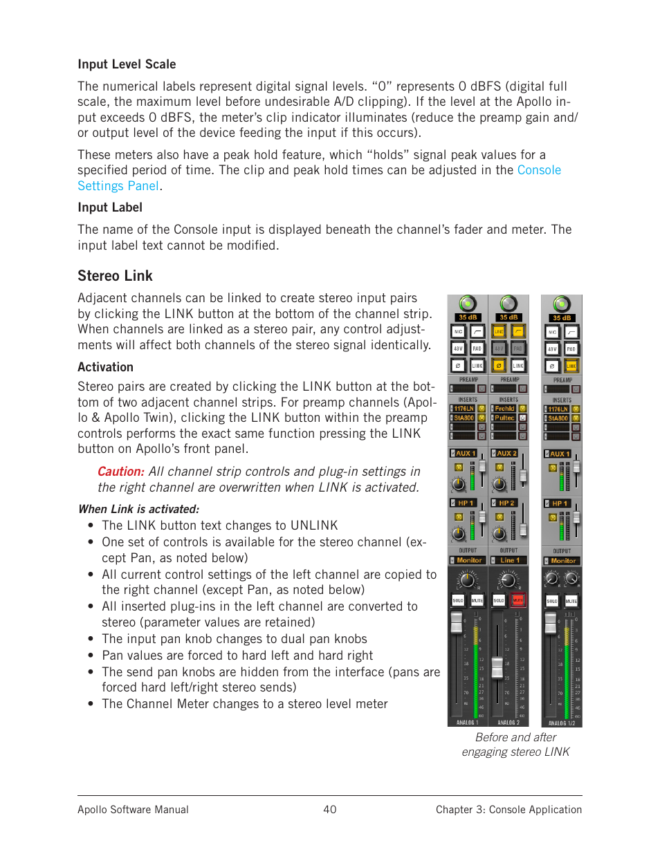 Universal Audio Apollo Software User Manual | Page 40 / 151