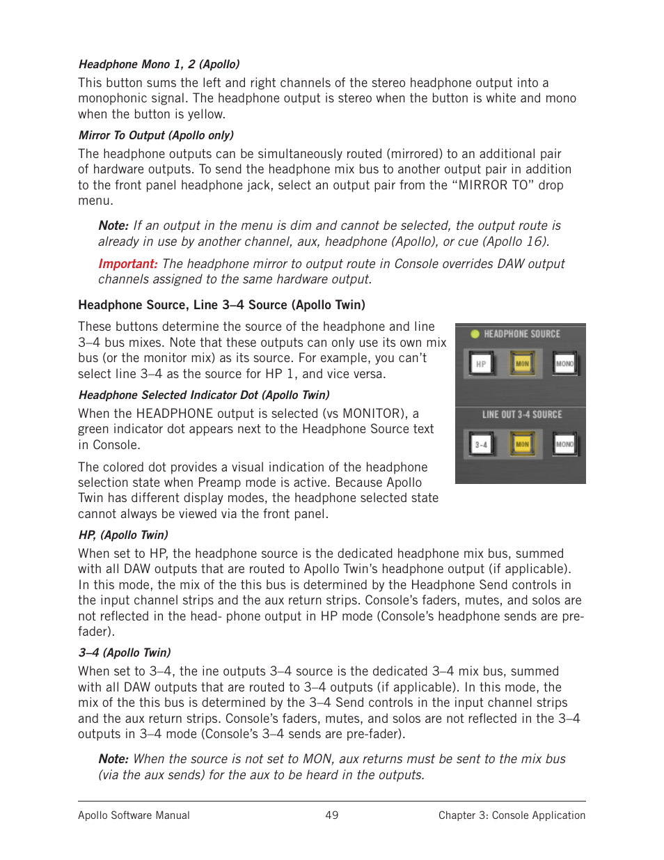 Universal Audio Apollo Software User Manual | Page 49 / 151