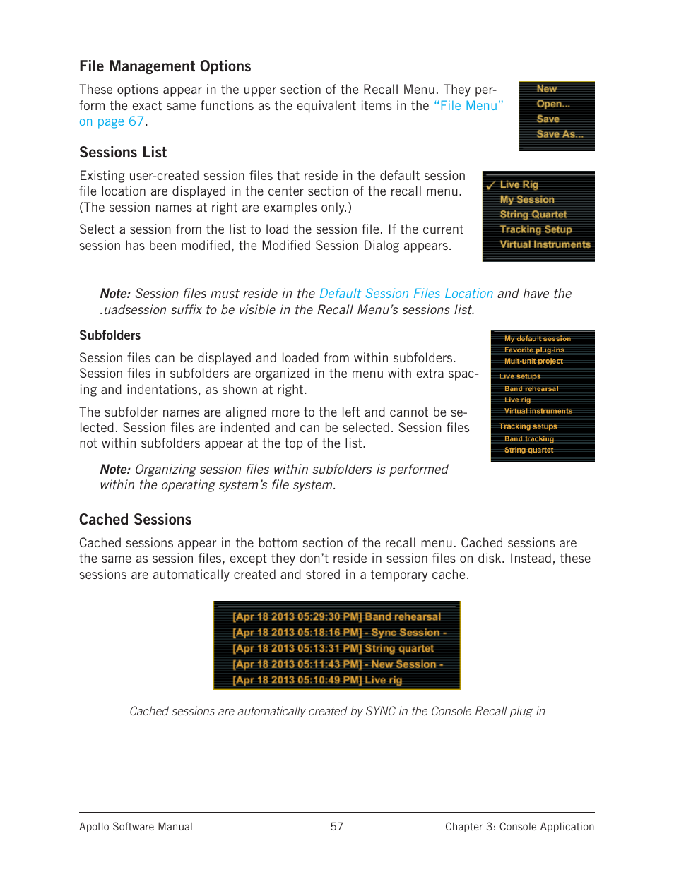 Universal Audio Apollo Software User Manual | Page 57 / 151