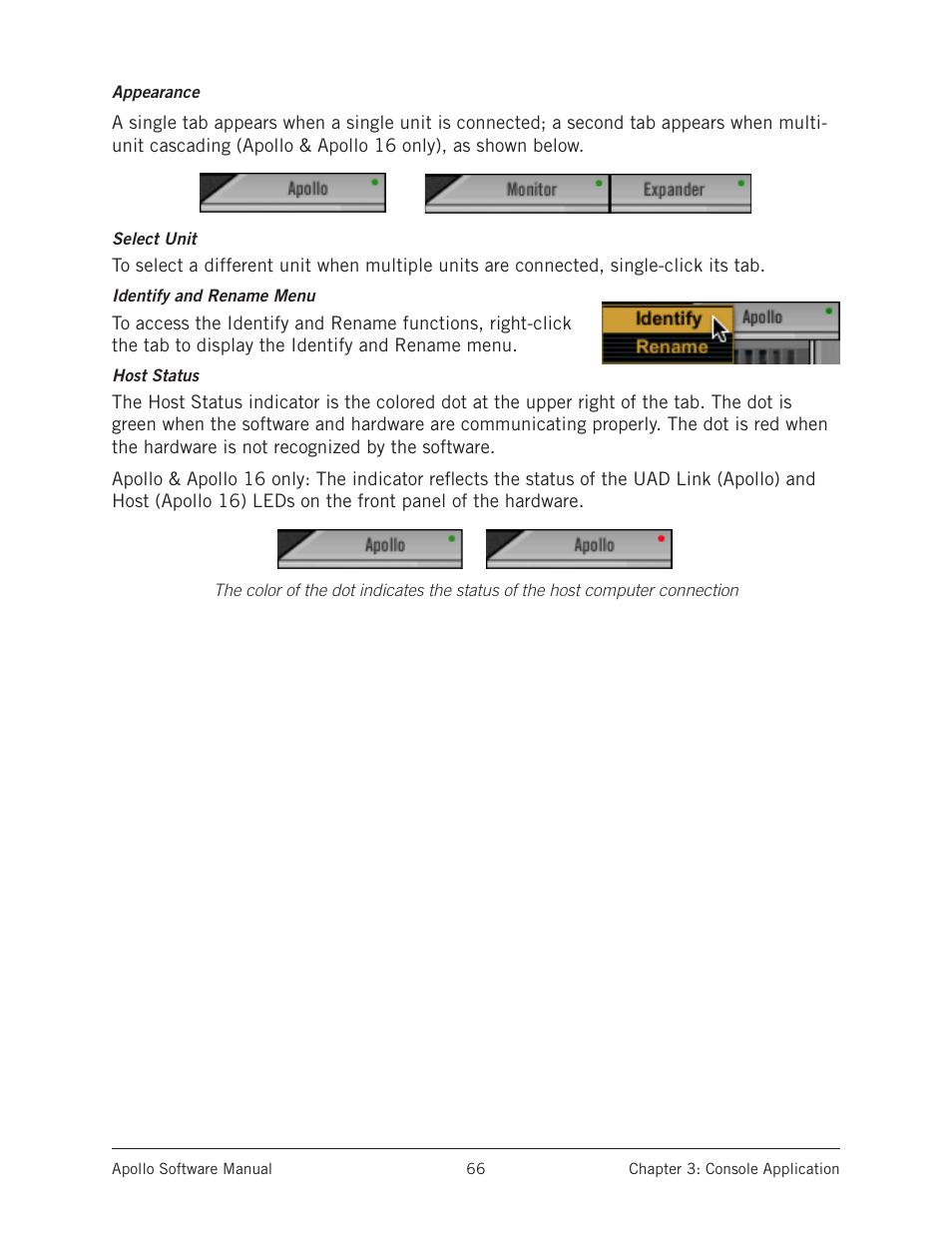 Universal Audio Apollo Software User Manual | Page 66 / 151
