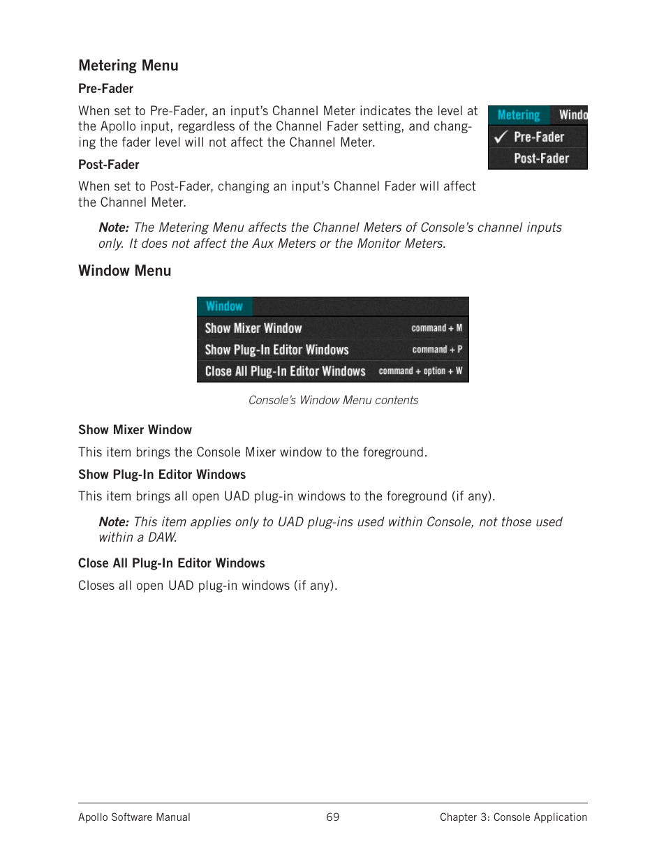 Universal Audio Apollo Software User Manual | Page 69 / 151