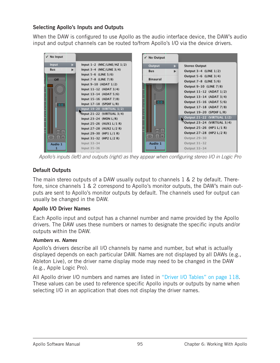 Universal Audio Apollo Software User Manual | Page 95 / 151