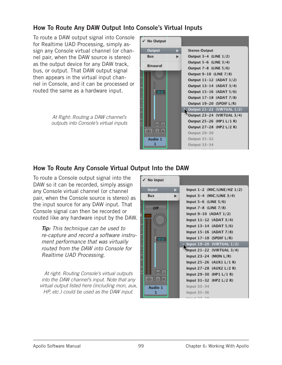 Universal Audio Apollo Software User Manual | Page 99 / 151