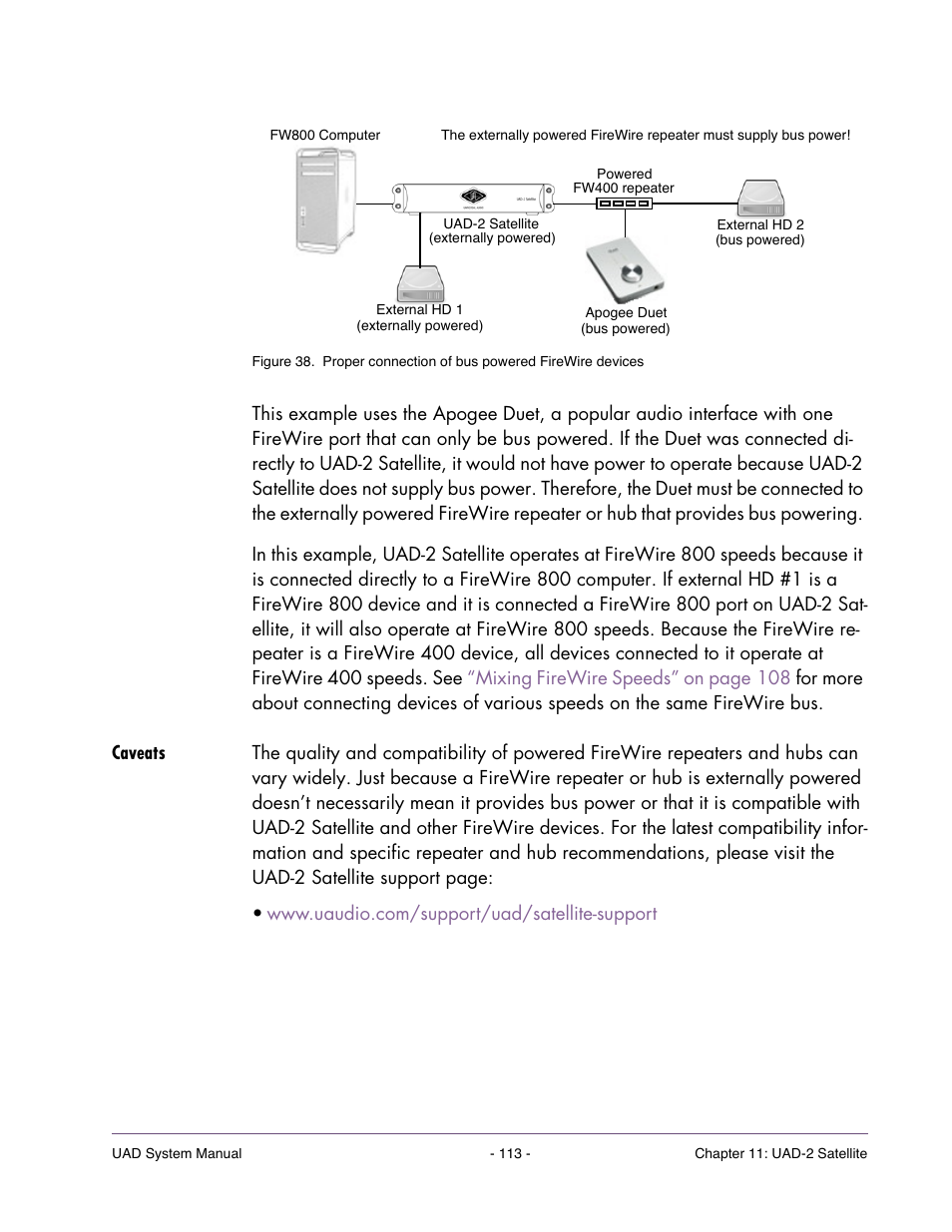 Caveats | Universal Audio UAD SYSTEM ver.6.3.2 User Manual | Page 113 / 129