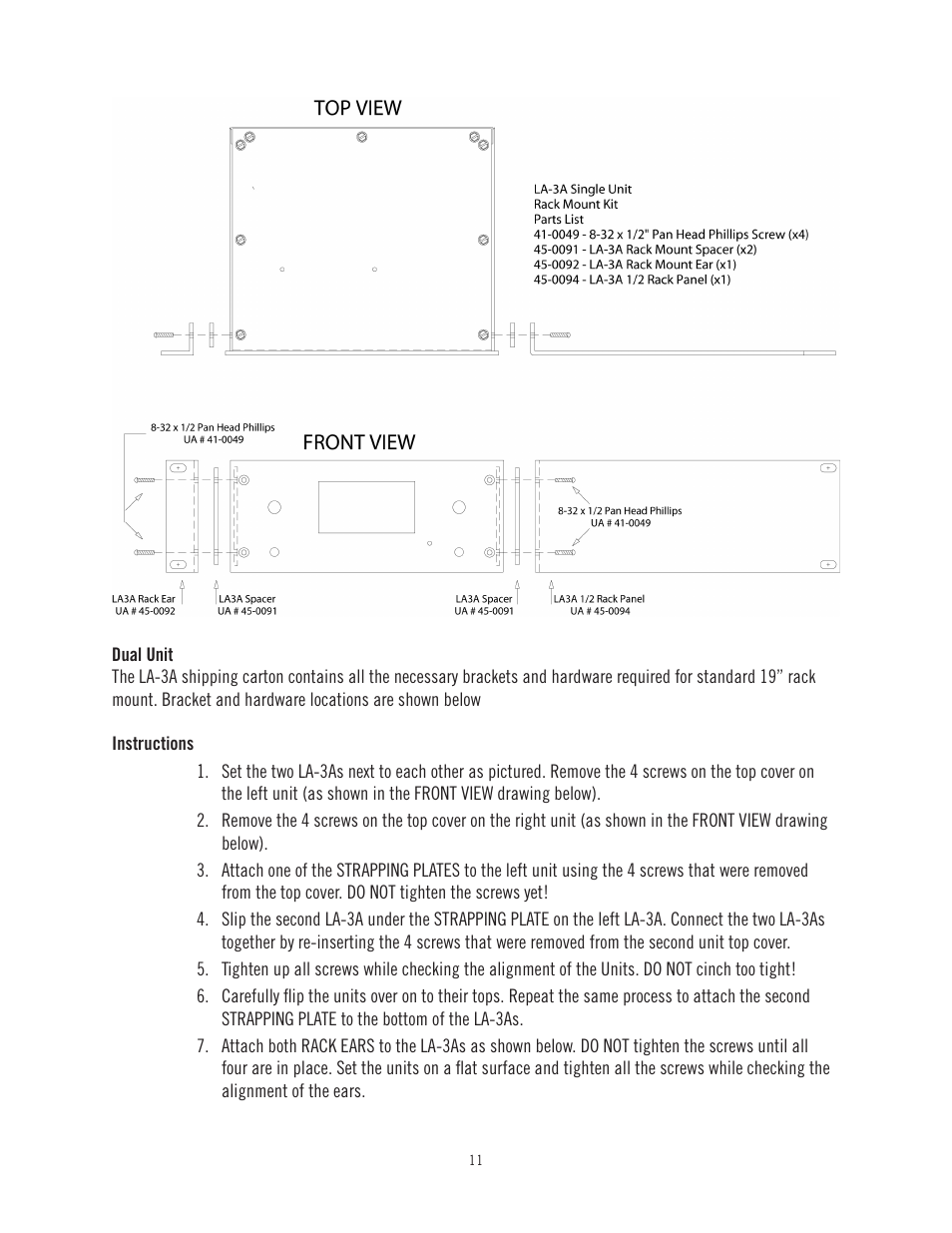 Universal Audio LA-3A User Manual | Page 14 / 22