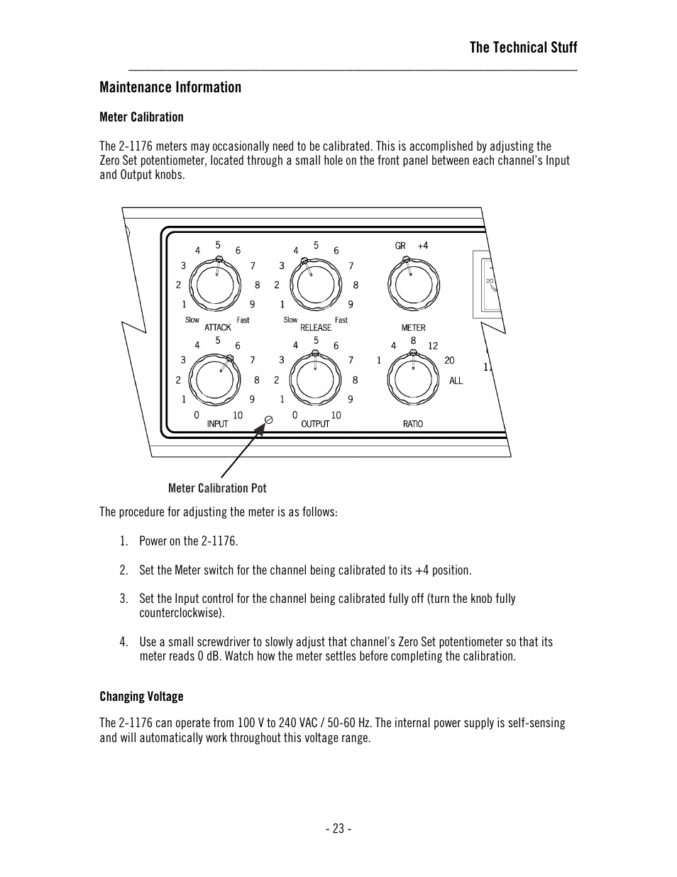 Universal Audio 2-1176 Dual 1176LN User Manual | Page 27 / 39