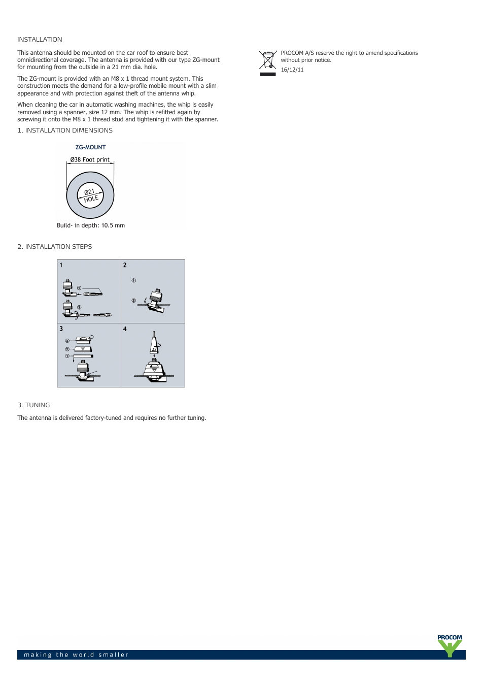 Procom MU 23-3-zg User Manual | Page 2 / 2