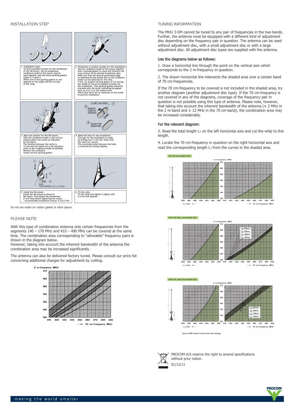 Procom MHU 3-SM User Manual | Page 2 / 2