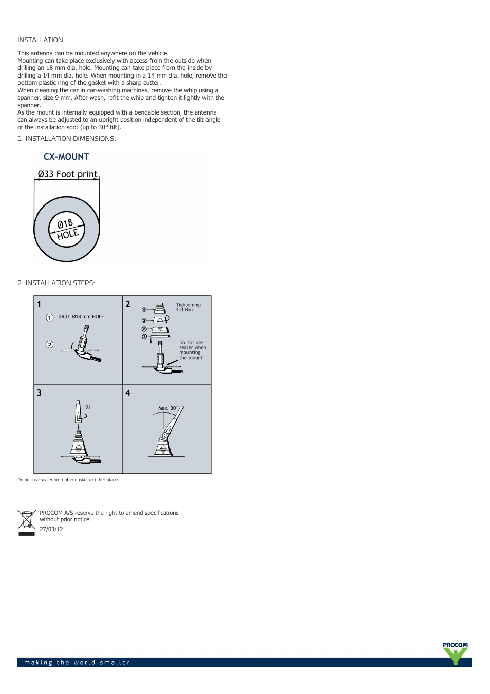 Procom TFA 4-2-tetra-fm-s-cxp0.26-bbmu User Manual | Page 2 / 2