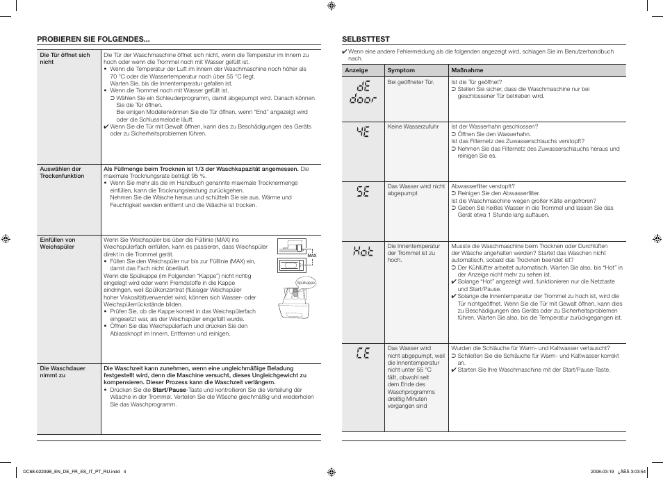 Samsung WF9692GQR Diamond User Manual | Page 4 / 14