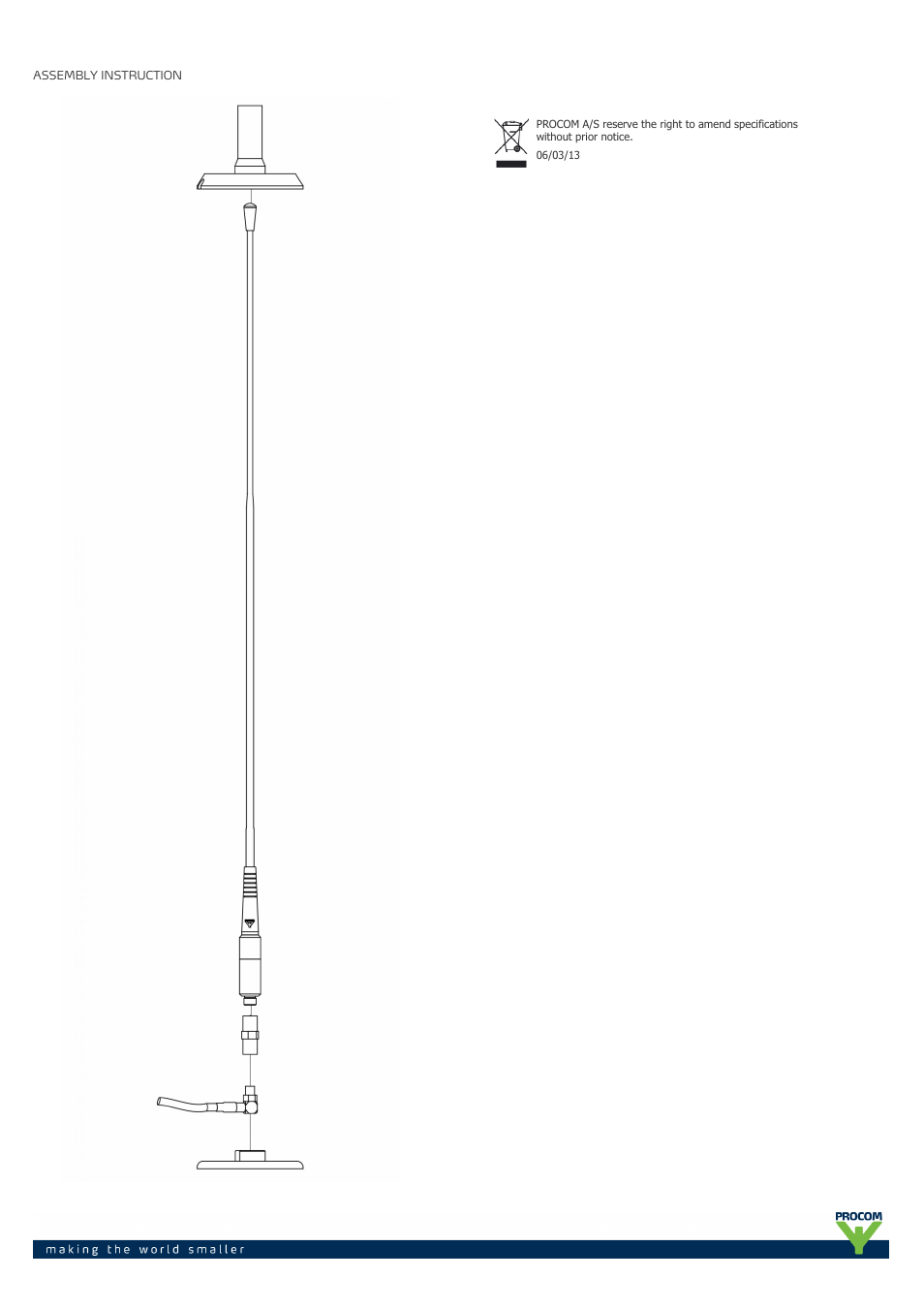 Procom FSP 70-tetra-desk-stand User Manual | Page 2 / 2