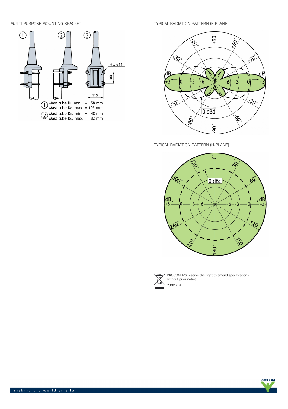 Procom CXL 70-3HD-...-PT User Manual | Page 2 / 2