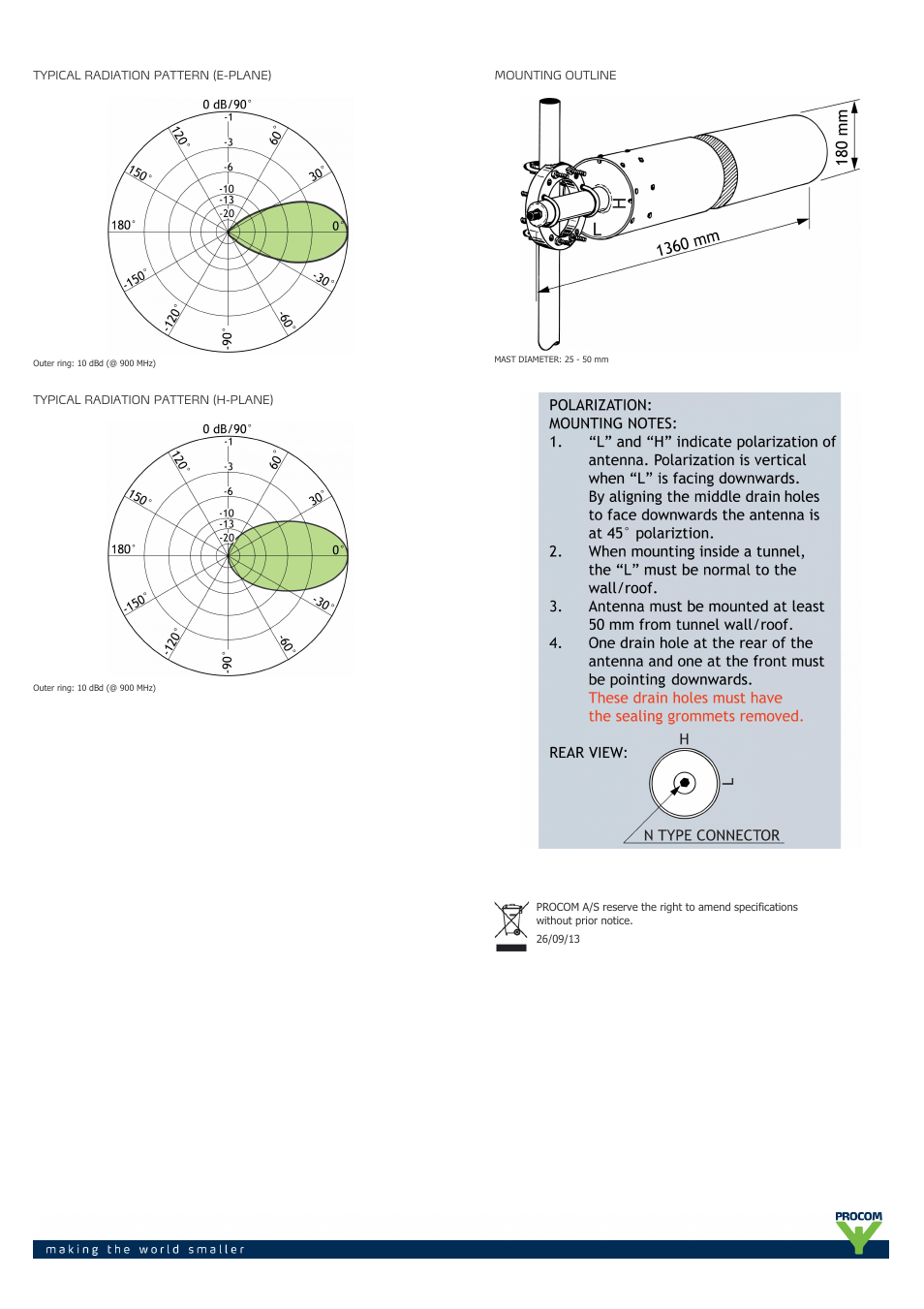 Procom R-700-2700-10 User Manual | Page 2 / 2