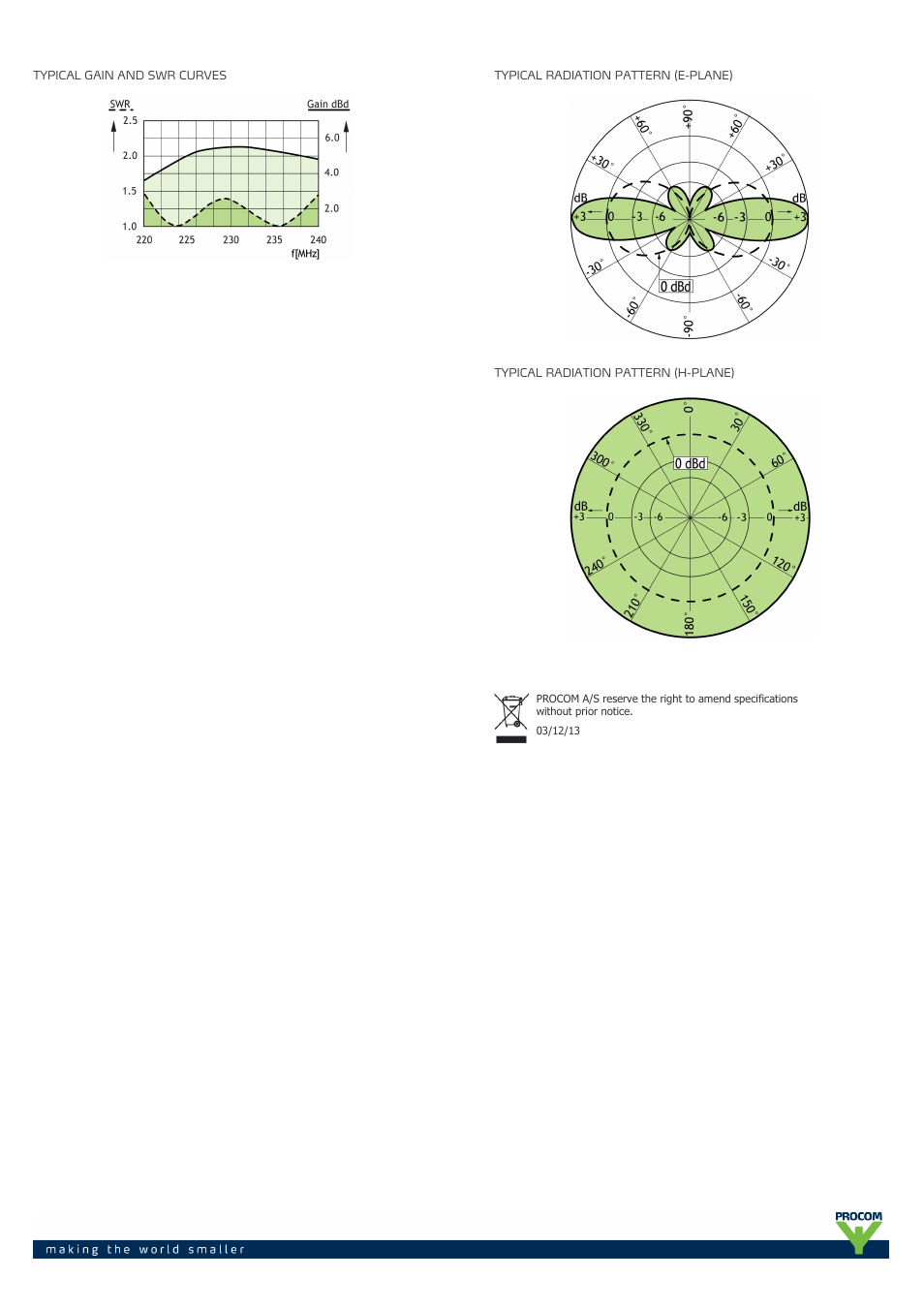 Procom CXL 230-3LW-DAB User Manual | Page 2 / 2