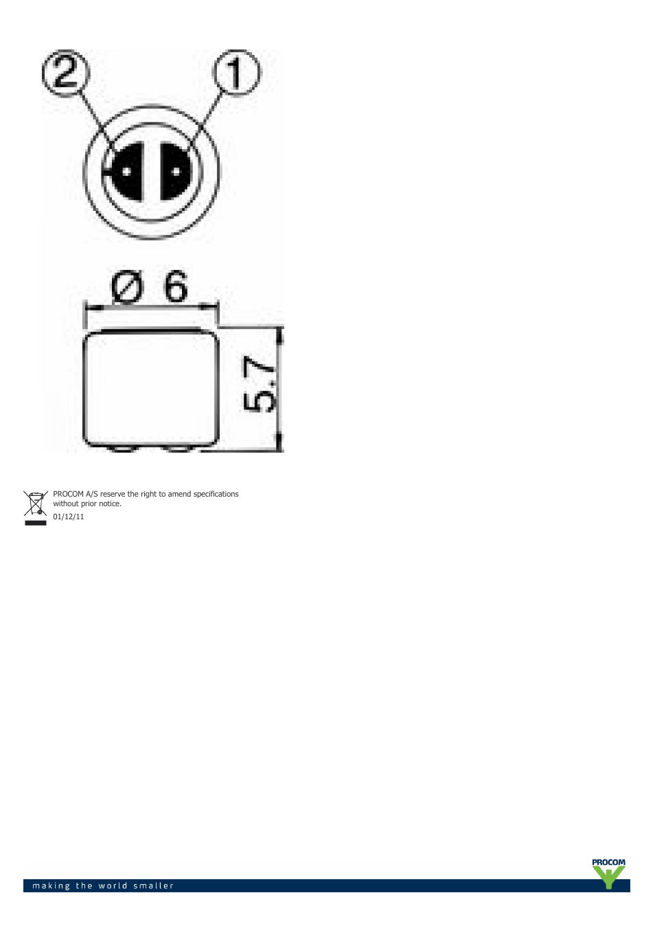 Procom ECM-10-a User Manual | Page 2 / 2