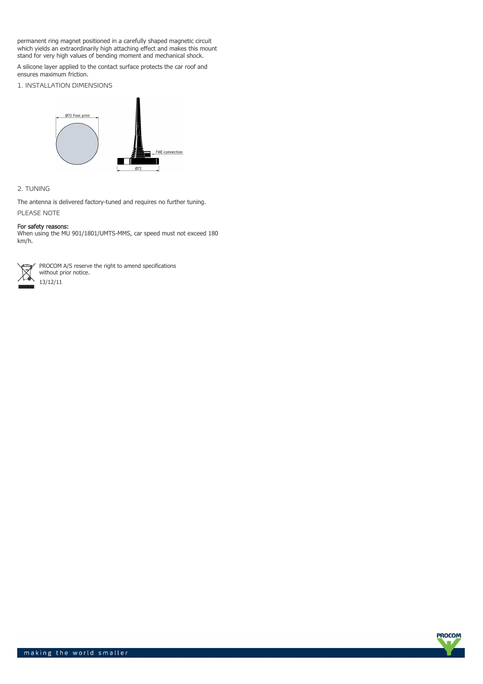 Procom MU 901-1801-umts-mms User Manual | Page 2 / 2