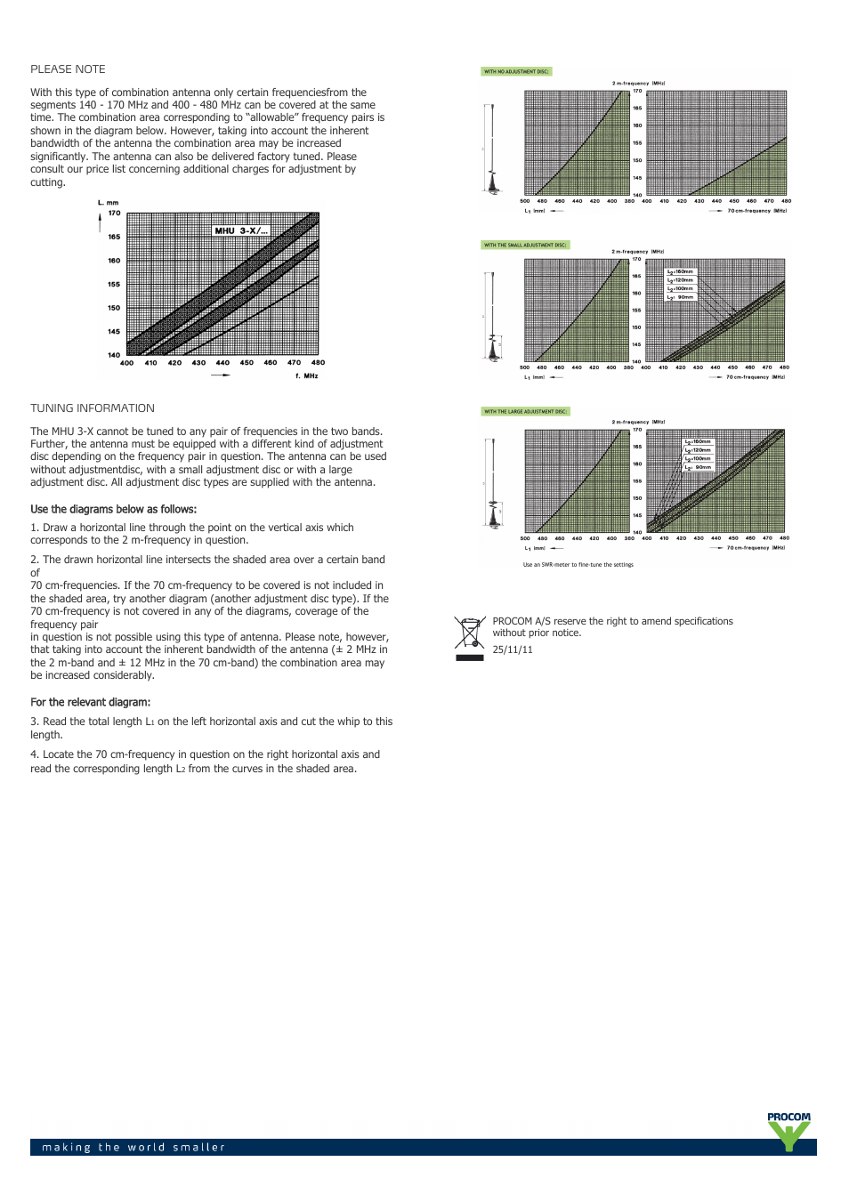 Procom MHU 3-X User Manual | Page 2 / 2
