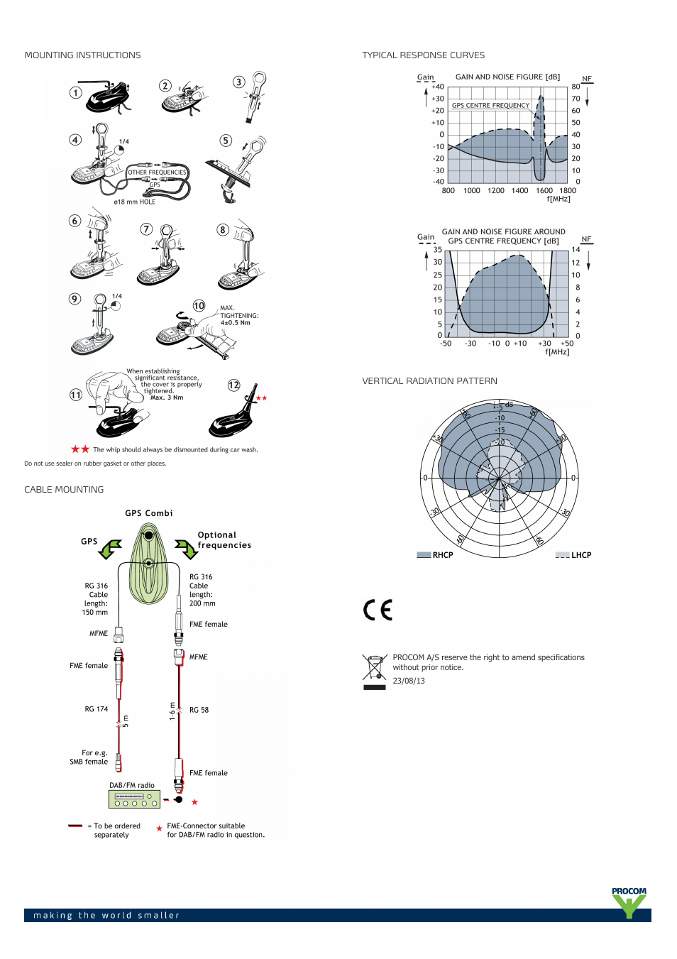 Procom GPS-C r-dab-fm User Manual | Page 2 / 2