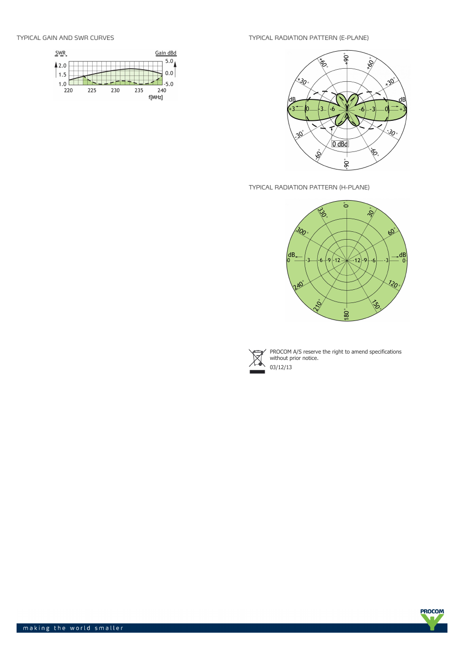 Procom CXL 230-1LW-DAB User Manual | Page 2 / 2