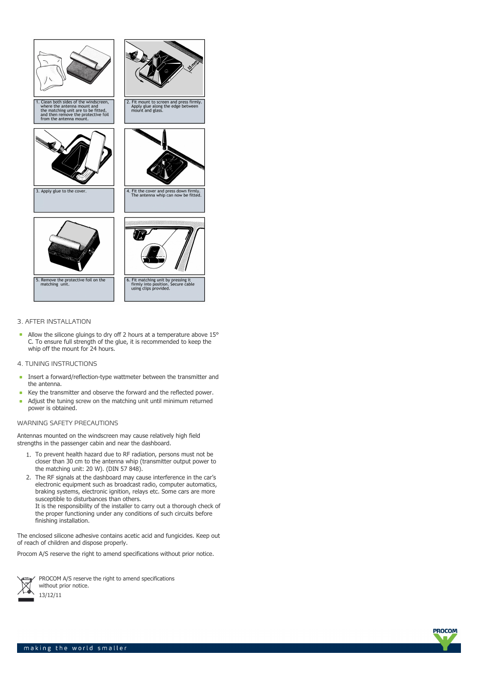 Procom GF RK User Manual | Page 2 / 2