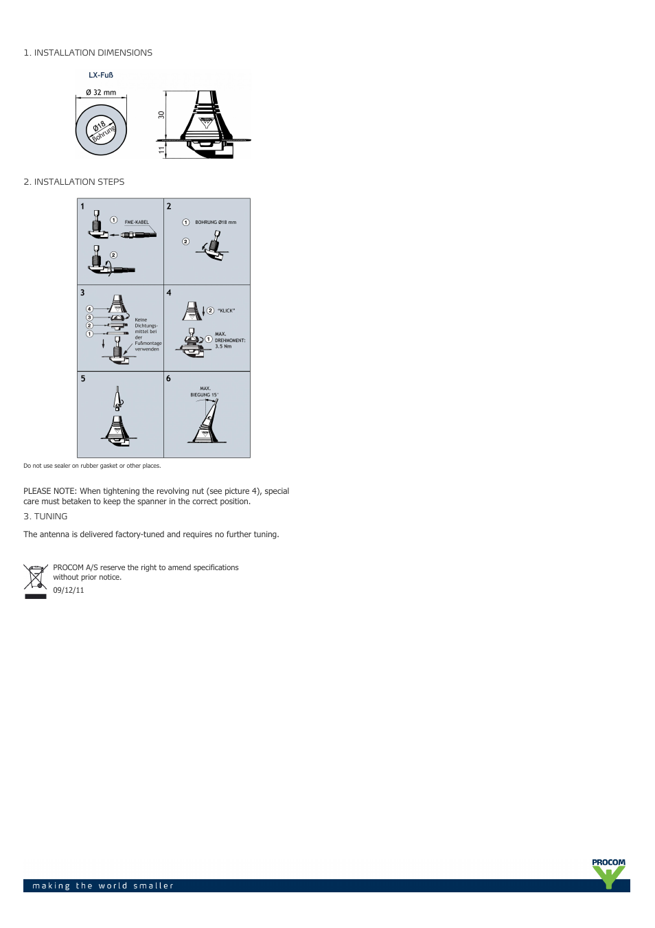 Procom MU 800-2600-lx User Manual | Page 2 / 2