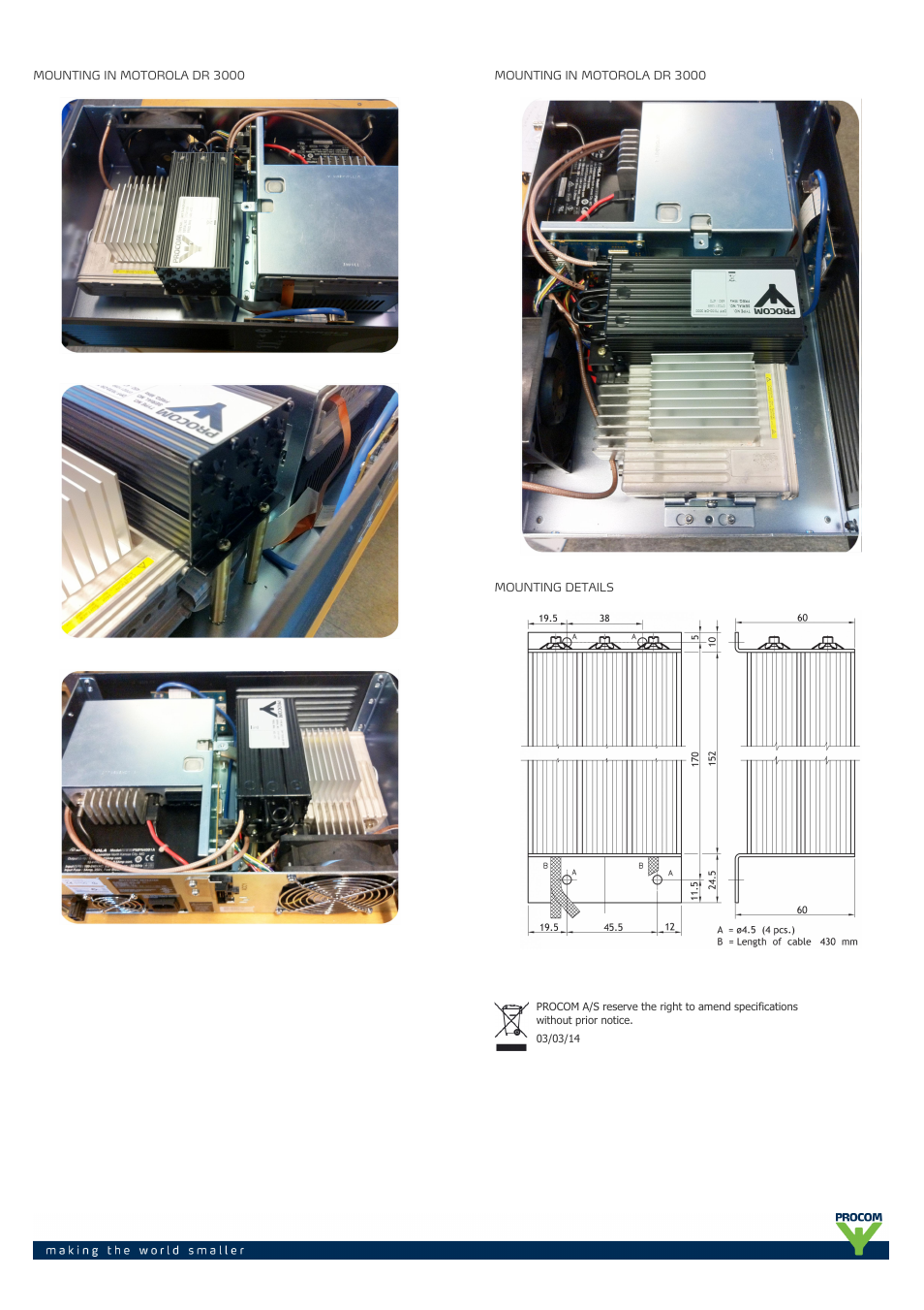 Procom DPF uhf-33-dr-3000 User Manual | Page 2 / 2
