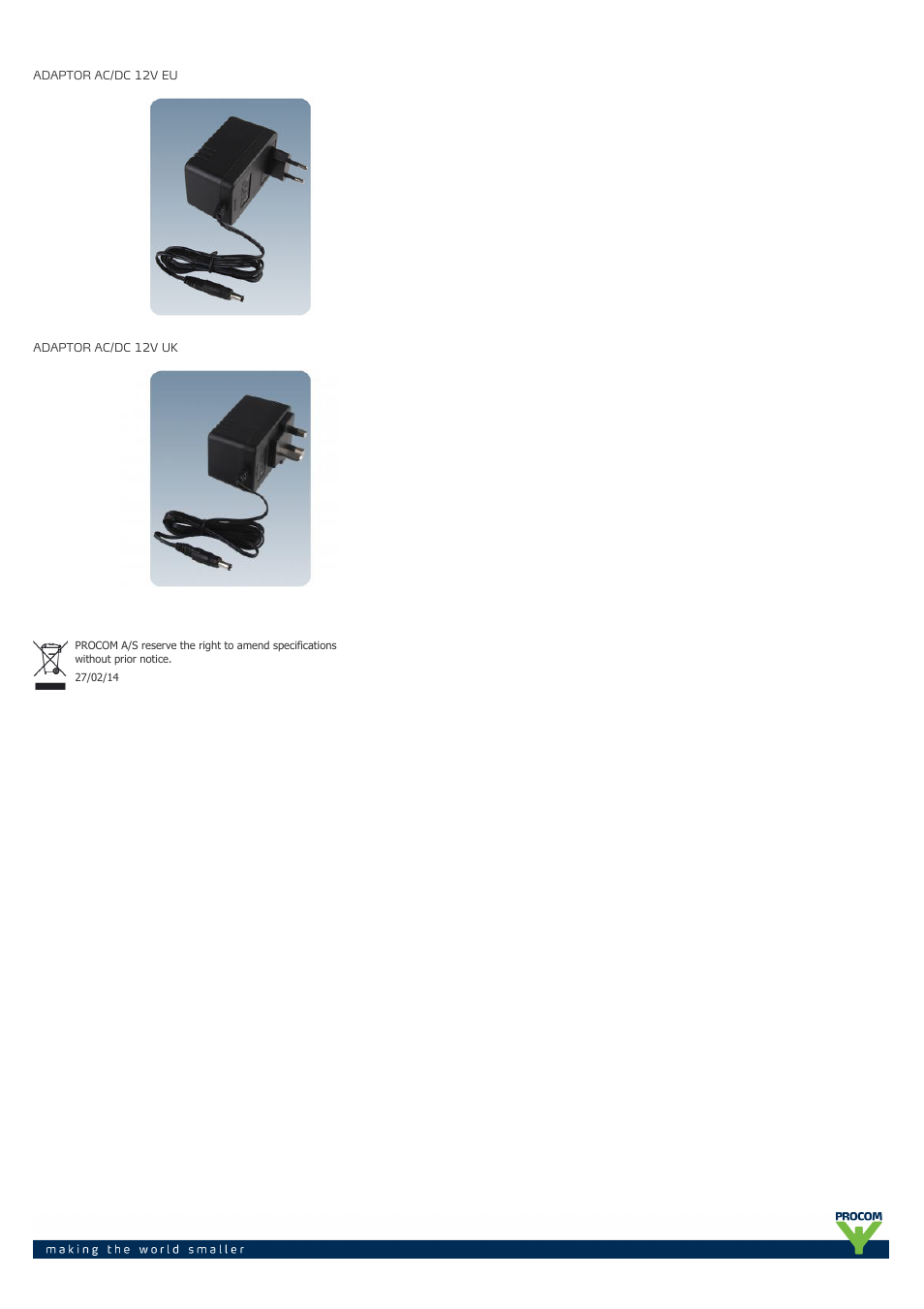 Procom PRO-com450-hdar-2-... User Manual | Page 2 / 2
