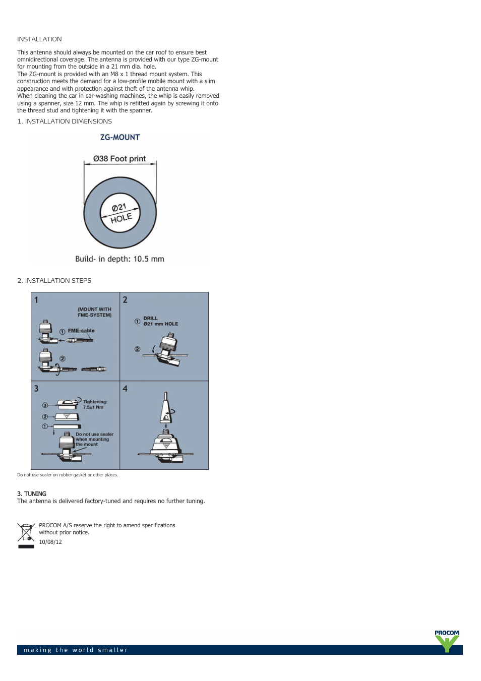 Procom MU 904-zg-... User Manual | Page 2 / 2