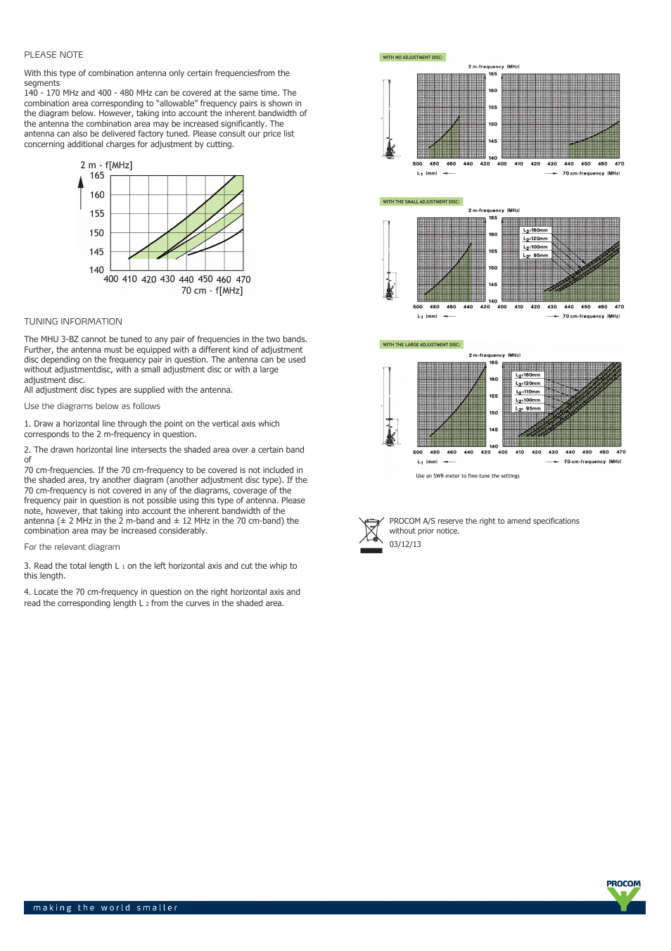 Procom MHU 3-BZ User Manual | Page 2 / 2