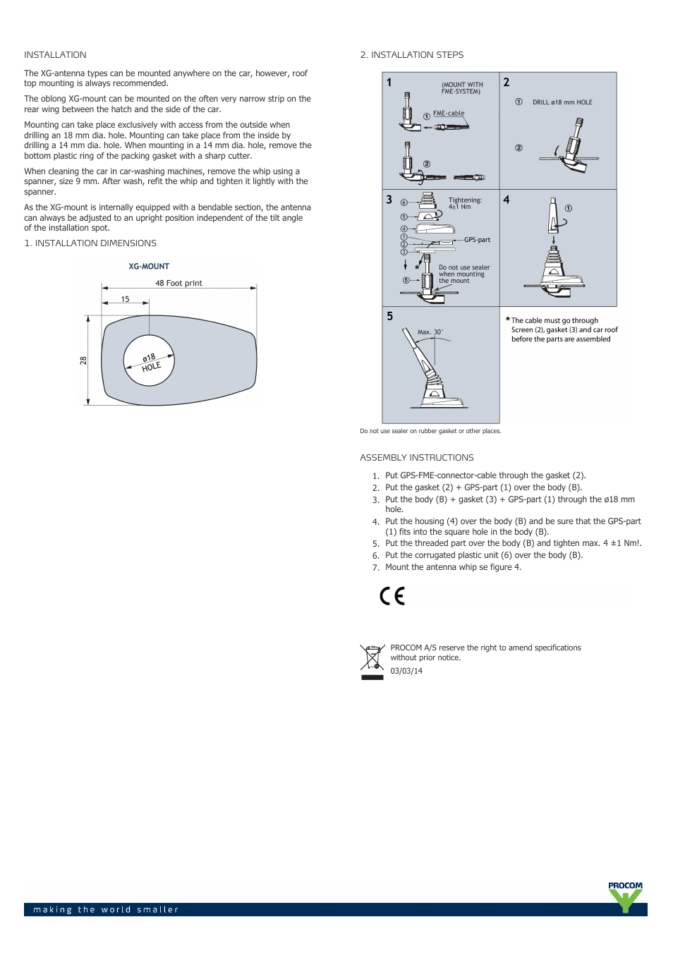 Procom MU 807-xg-... User Manual | Page 2 / 2