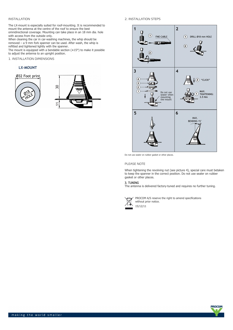 Procom MU 904-lx-... User Manual | Page 2 / 2