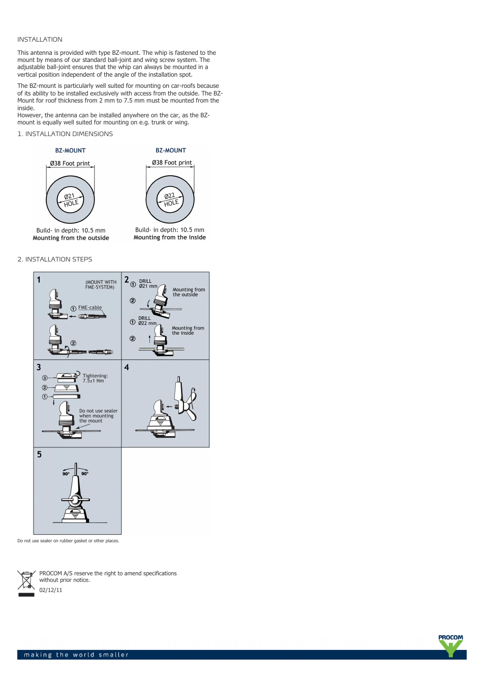 Procom MU 3-bz-tetra-l User Manual | Page 2 / 2