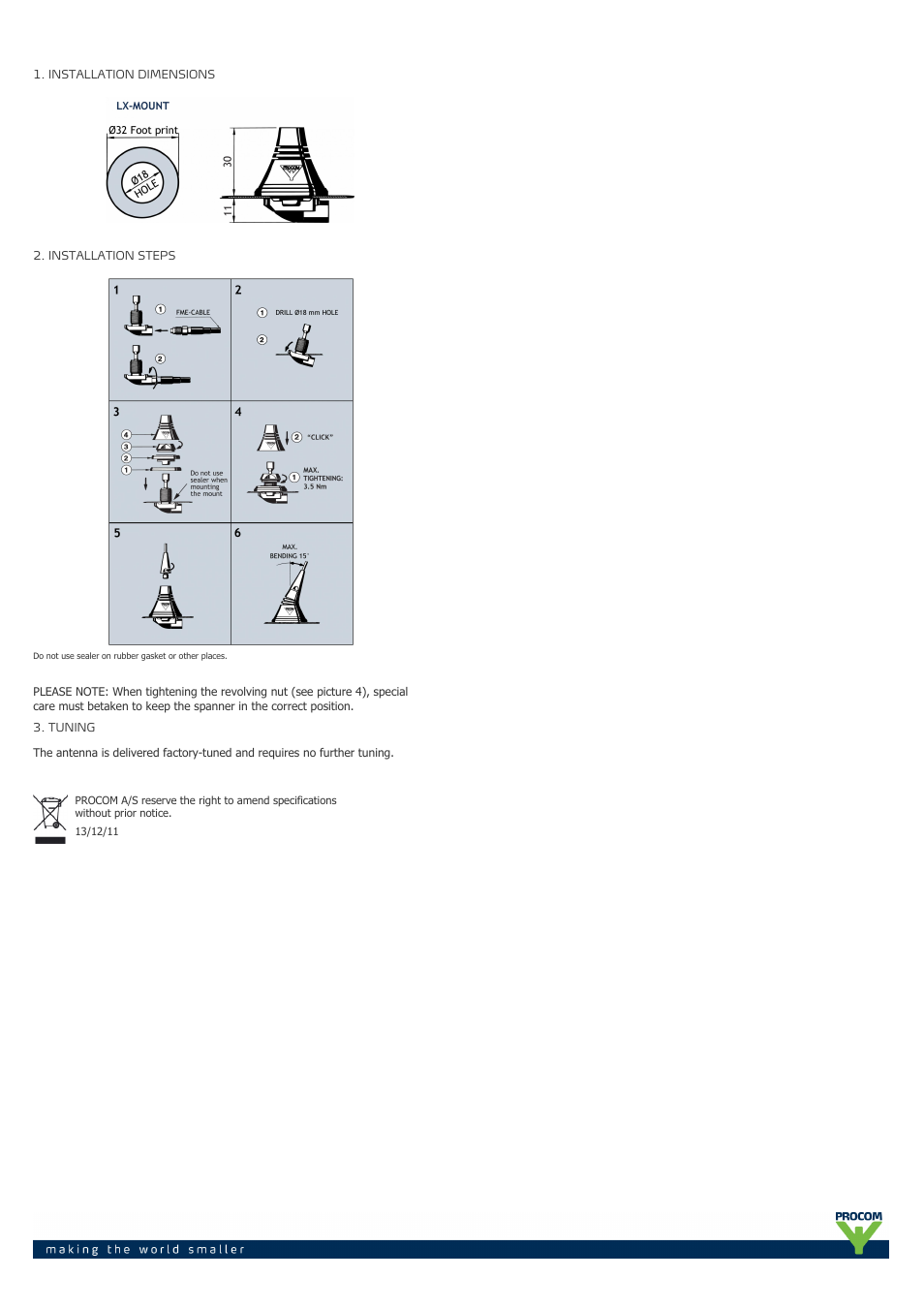 Procom MU 901-1801-lx User Manual | Page 2 / 2