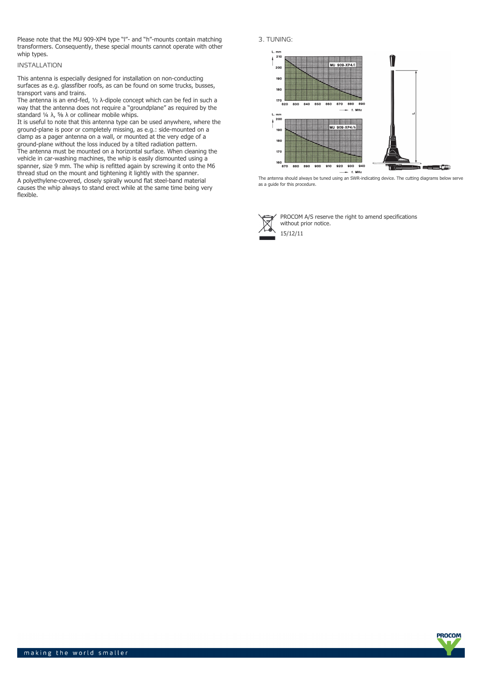 Procom MU 909-xp4-... User Manual | Page 2 / 2