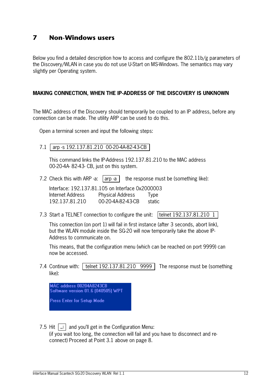 7non-windows users | SCANTECH ID (Champtek company) SG20 User Manual | Page 14 / 15