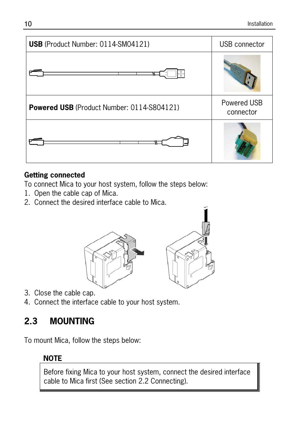 Mounting, 3 mounting | SCANTECH ID (Champtek company) M-9030 User Manual | Page 16 / 36