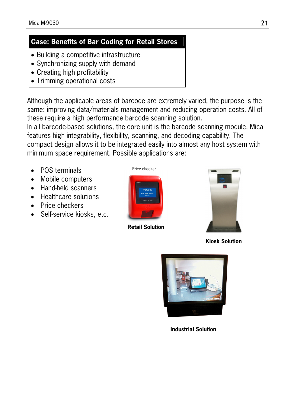 SCANTECH ID (Champtek company) M-9030 User Manual | Page 27 / 36