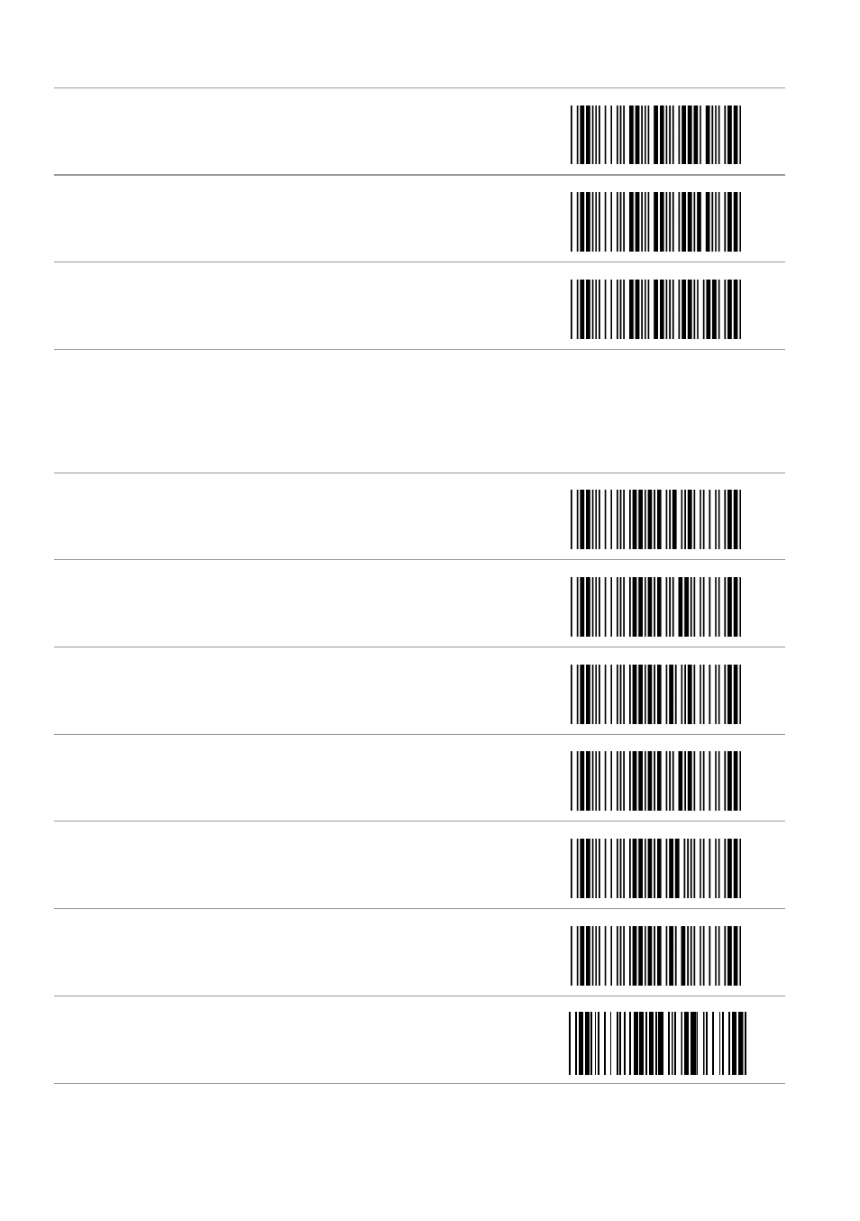 10 output characters, 1 select terminator, Output characters | Select terminator | SCANTECH ID (Champtek company) LG700BT User Manual | Page 36 / 96