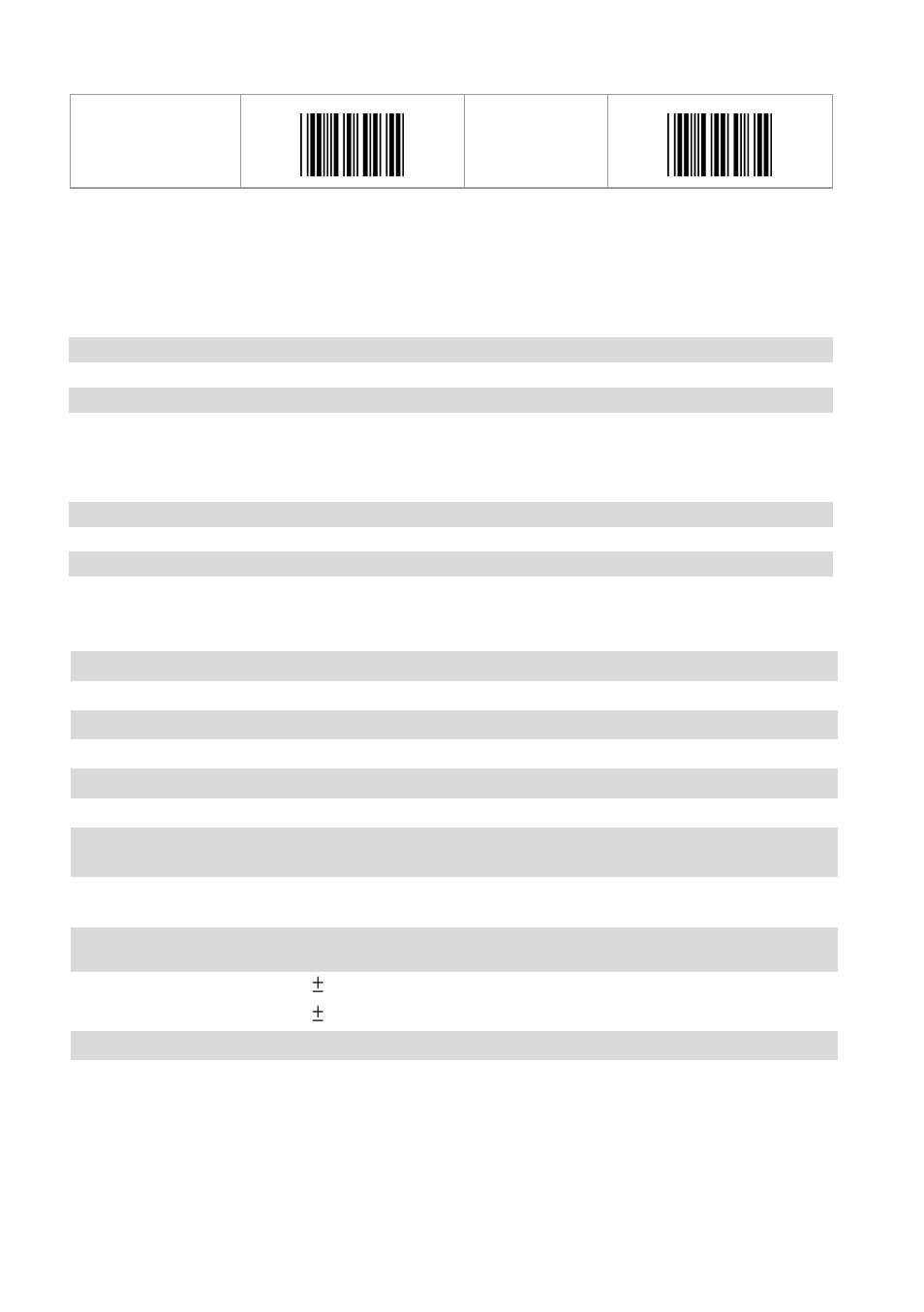 E. technical specifications, Technical specifications | SCANTECH ID (Champtek company) LG700BT User Manual | Page 90 / 96