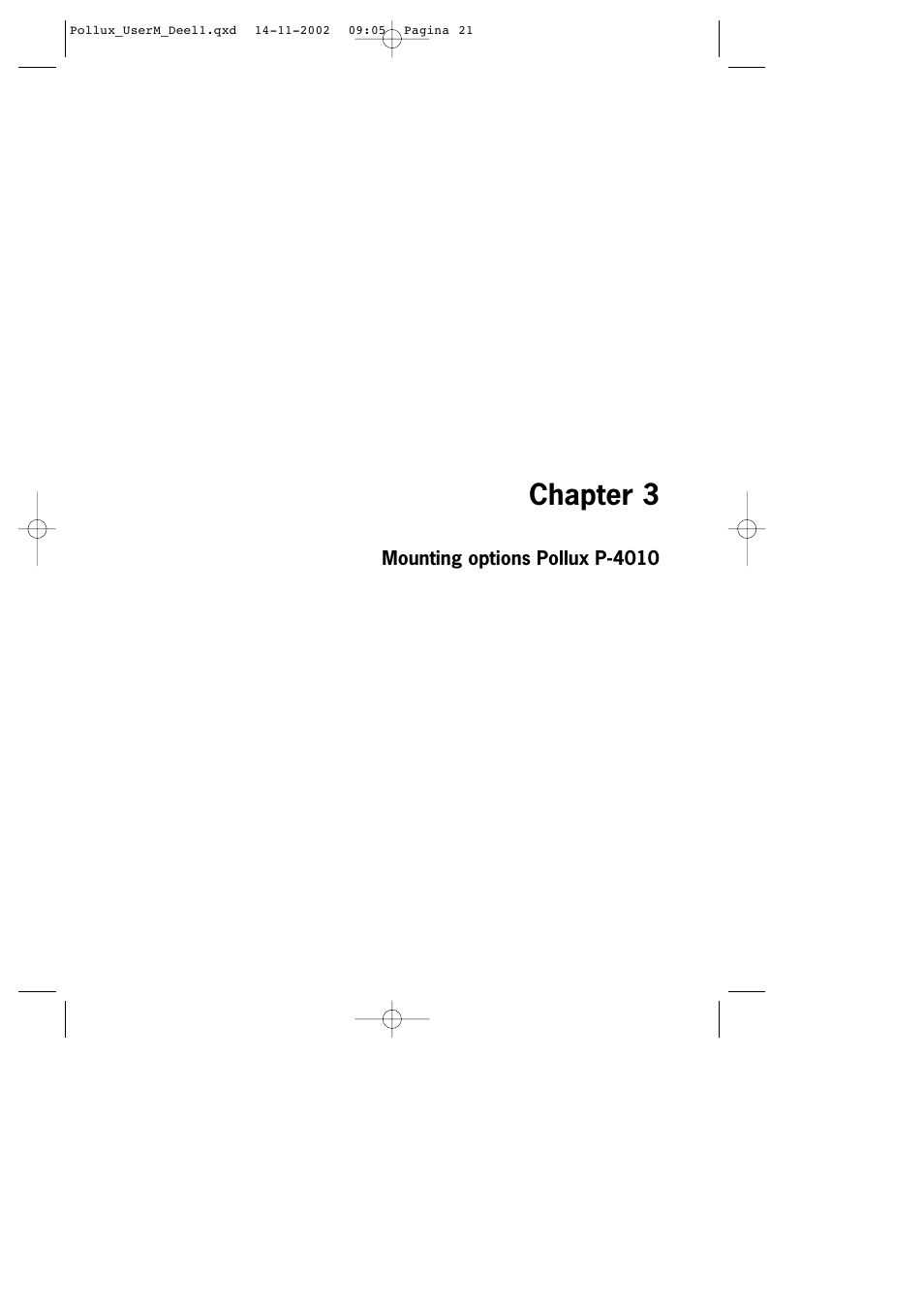 Chapter 3 | SCANTECH ID (Champtek company) Pollux P-4010 User Manual | Page 23 / 40