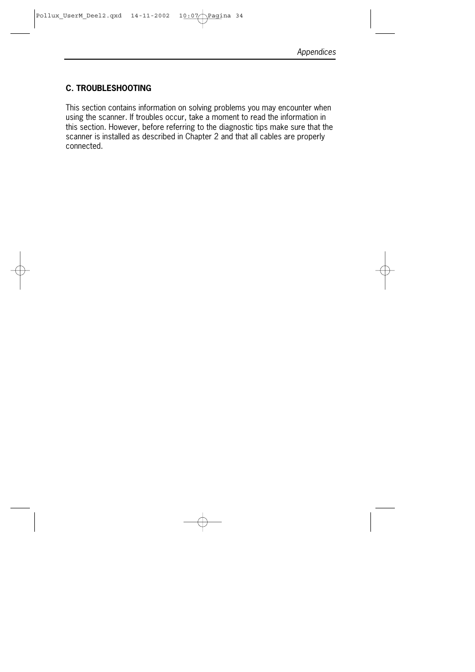 SCANTECH ID (Champtek company) Pollux P-4010 User Manual | Page 36 / 40