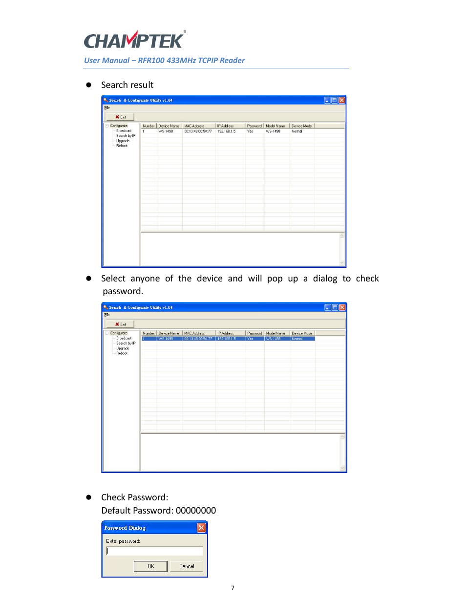 SCANTECH ID (Champtek company) RFR100 User Manual | Page 7 / 16