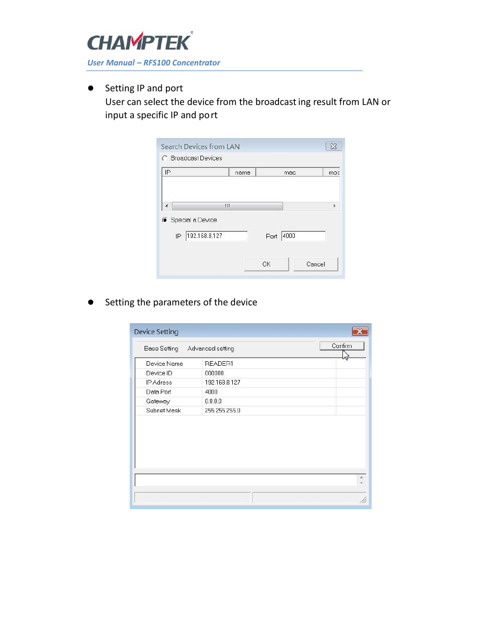 SCANTECH ID (Champtek company) RFS100 User Manual | Page 9 / 14