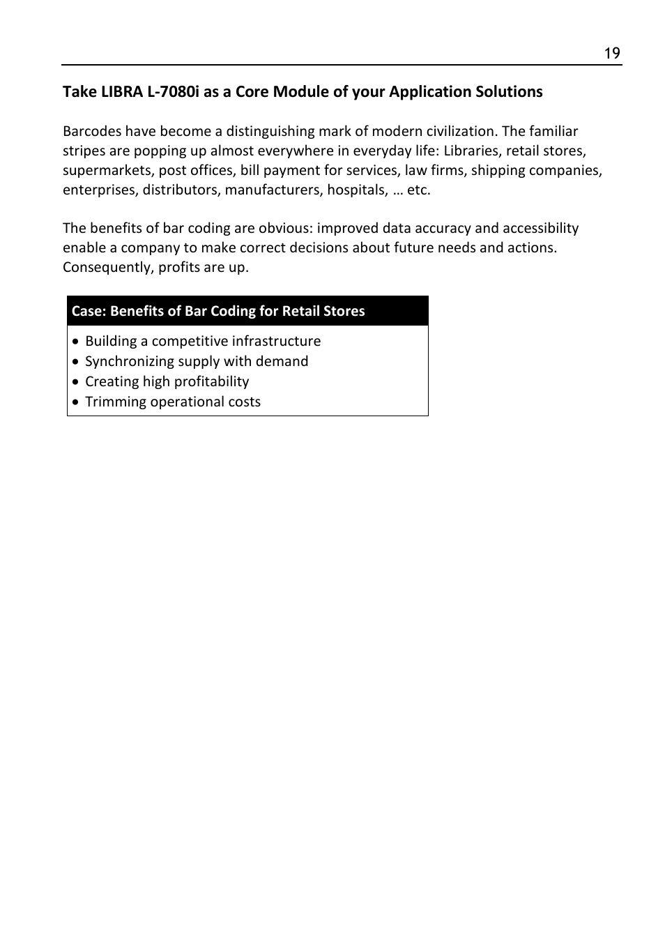 SCANTECH ID (Champtek company) LIBRA L-7080i User Manual | Page 25 / 36